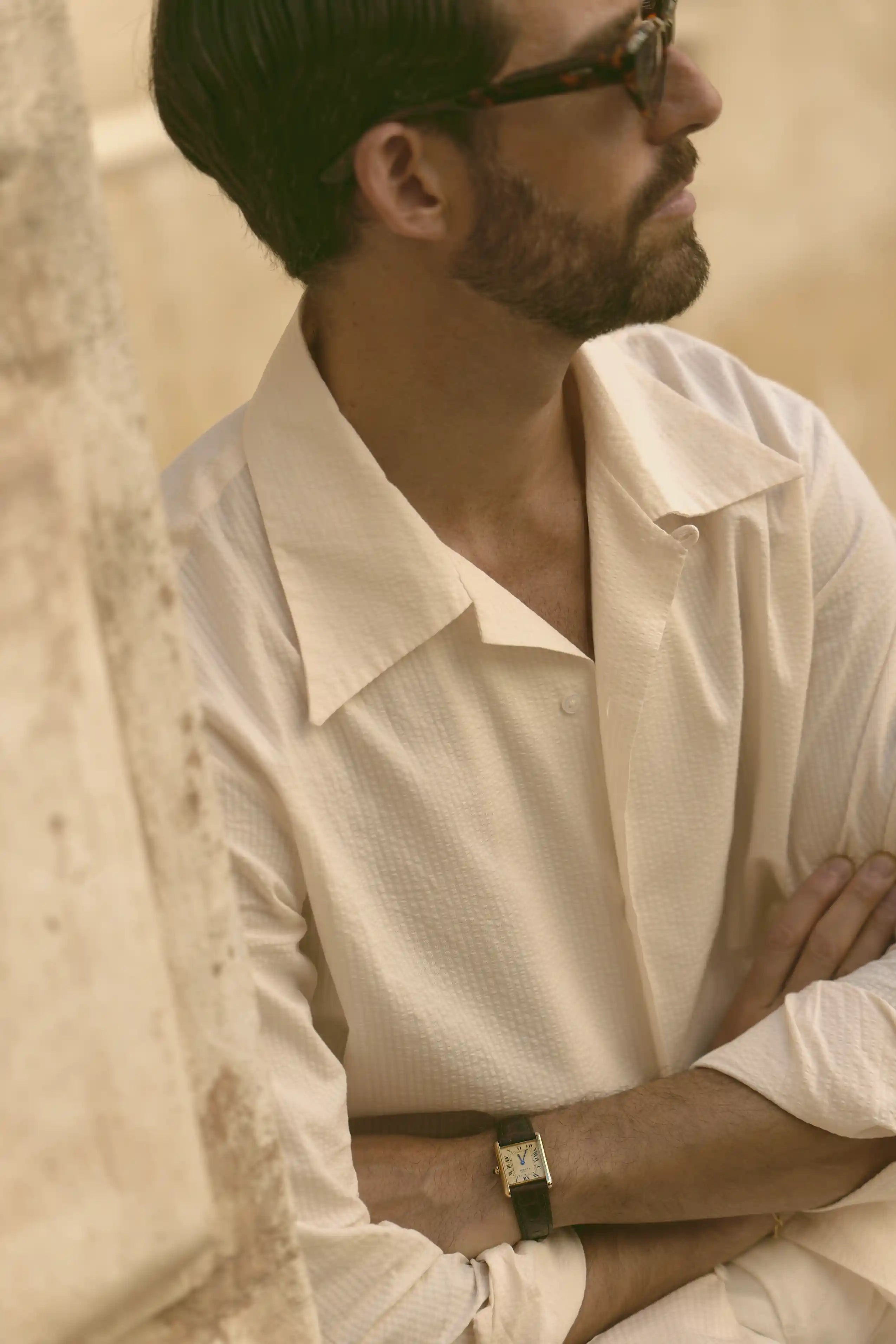 Carlos SS26 - Seersucker Studio Shirt