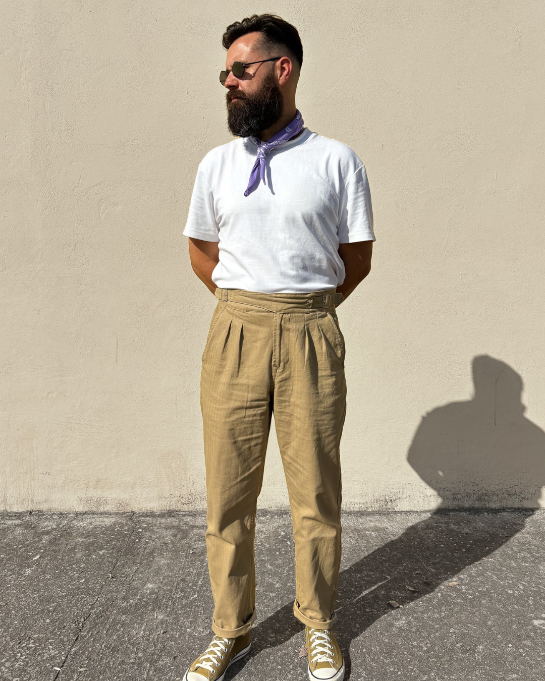 PANTALON GURKHA DOBLE PINZA · T - M [ 40 EU ]