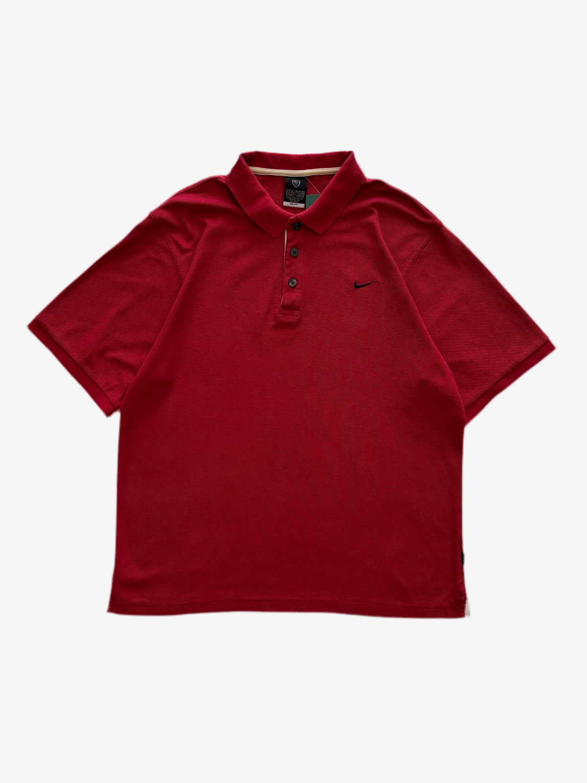 POLO NIKE DRI-FIT ROJO VINTAGE – TALLA M