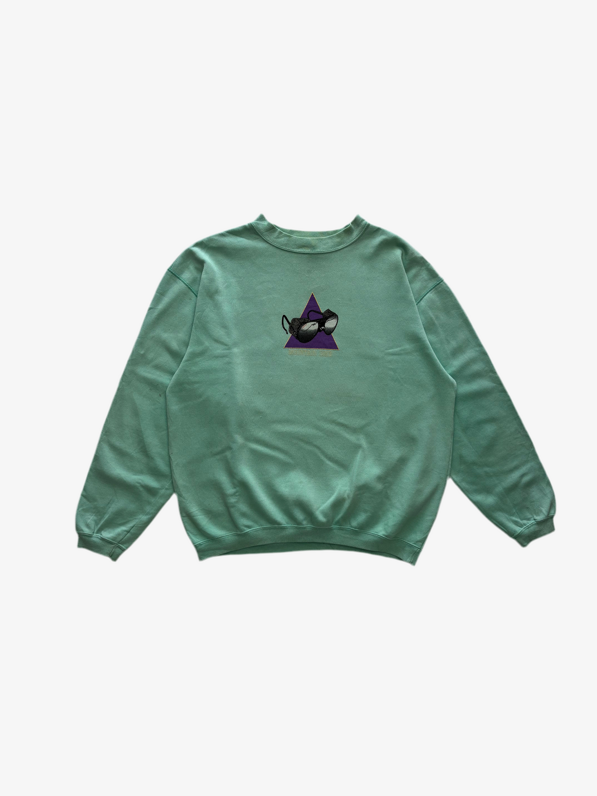 SUDADERA VINTAGE “MOUNTAIN BIKE” MINT - SPORTS & ADVENTURE BY KEPPER - TALLA L UNISEX