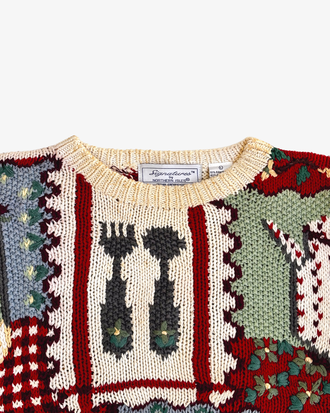 HAND KNITTED SWEATER · T - L
