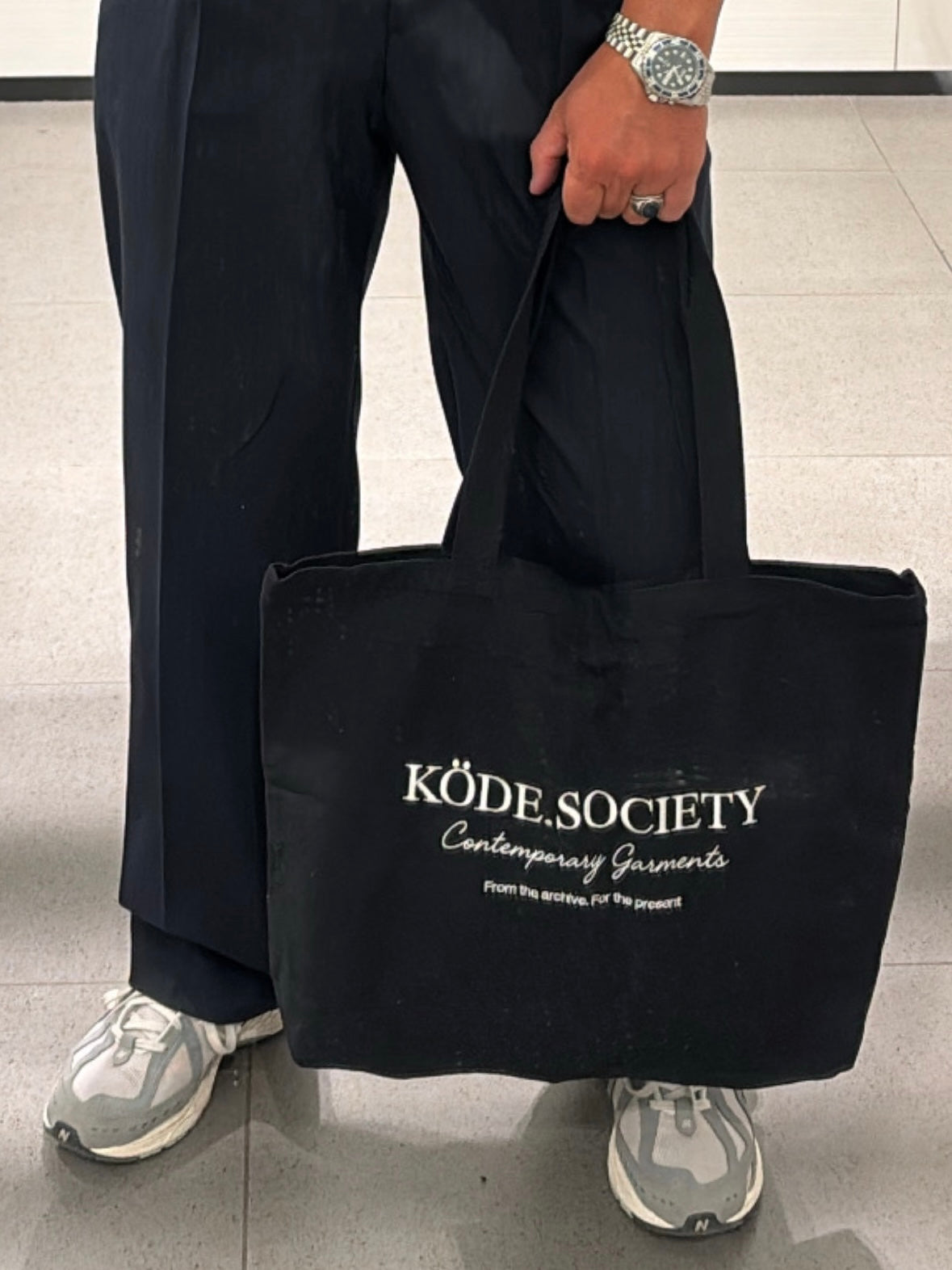 KÖDE.SOCIETY Tote Bag – Black