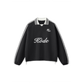 Sudadera Cuello Polo Ajustable - Black