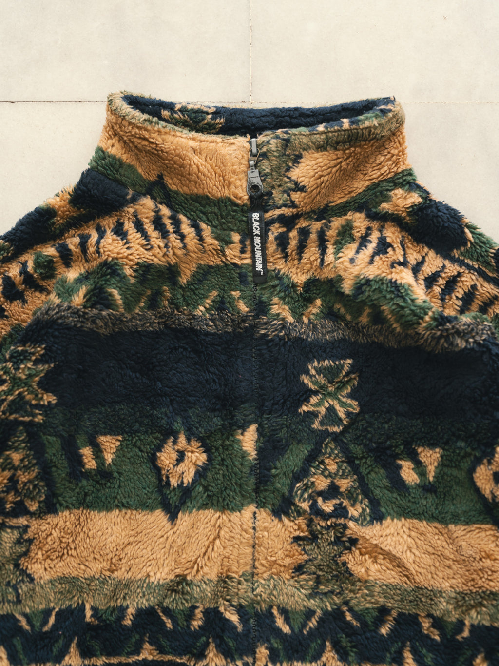 Fleece Vintage Black Mountain Outdoor Gear (M)