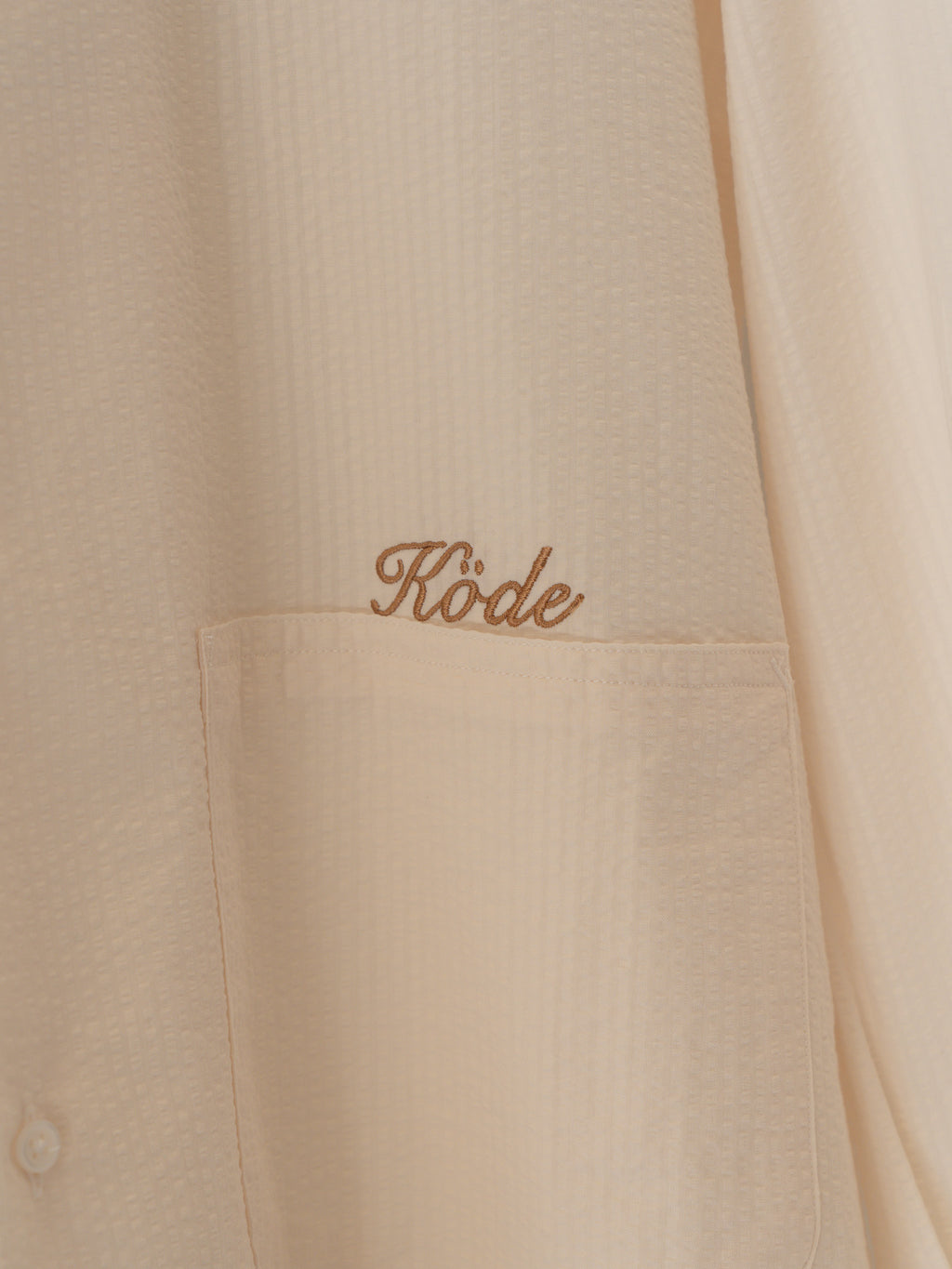 Seersucker Studio Shirt – Off White