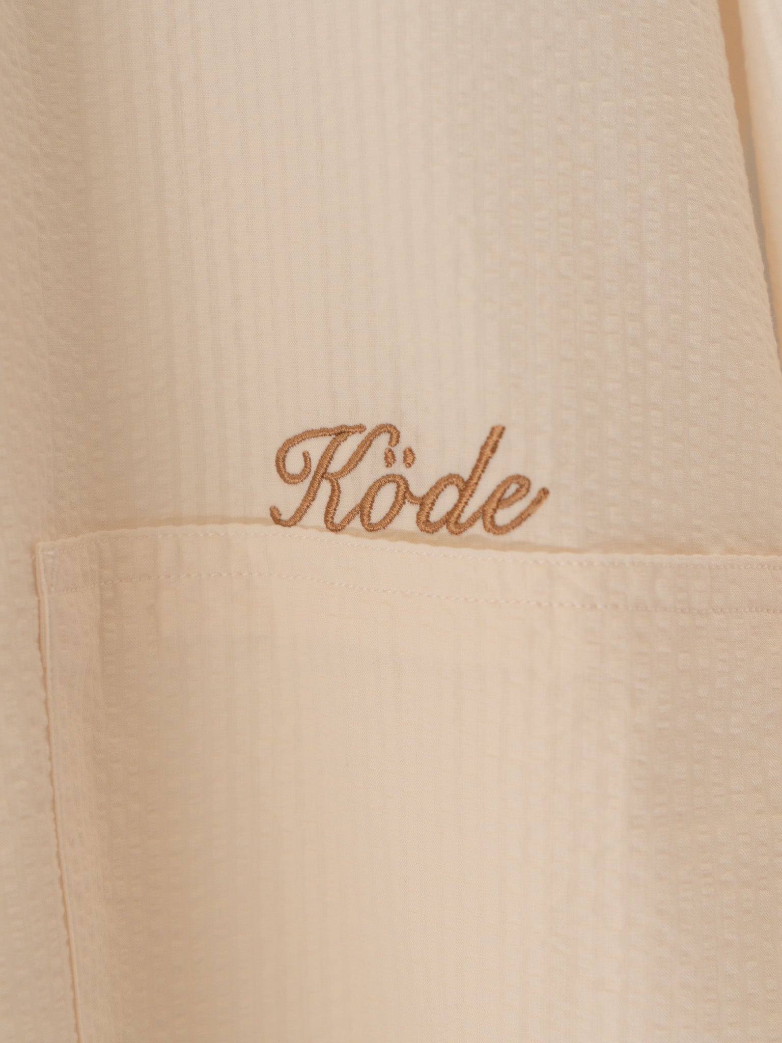 Seersucker Studio Shirt – Off White