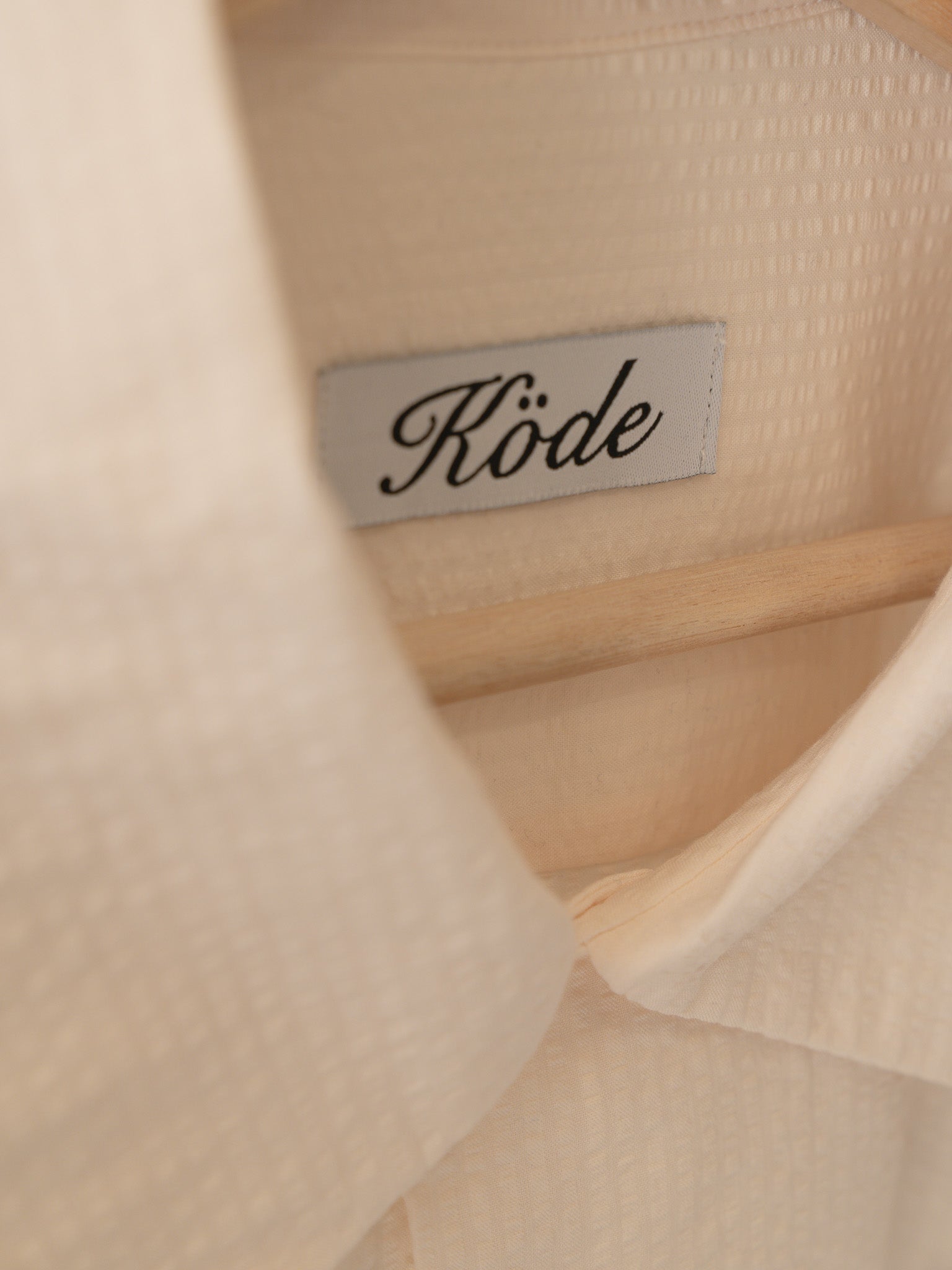 Seersucker Studio Shirt – Off White