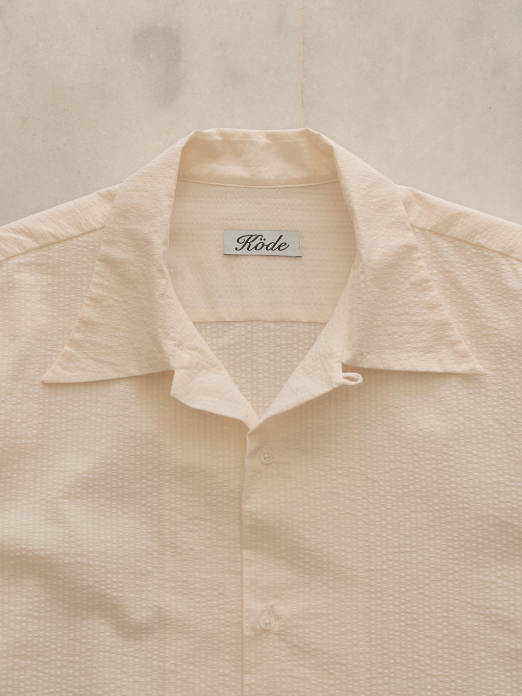 Seersucker Studio Shirt – Off White