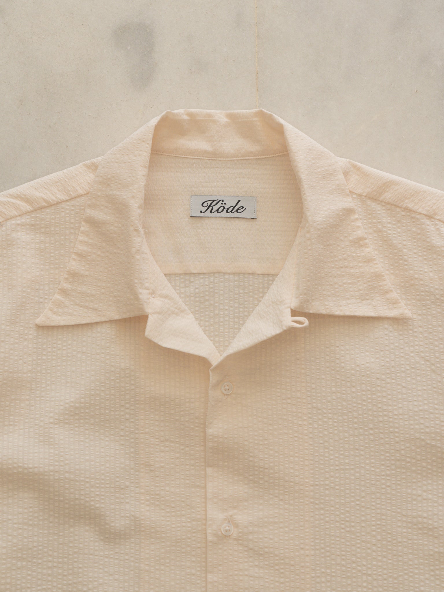 Seersucker Studio Shirt – Off White