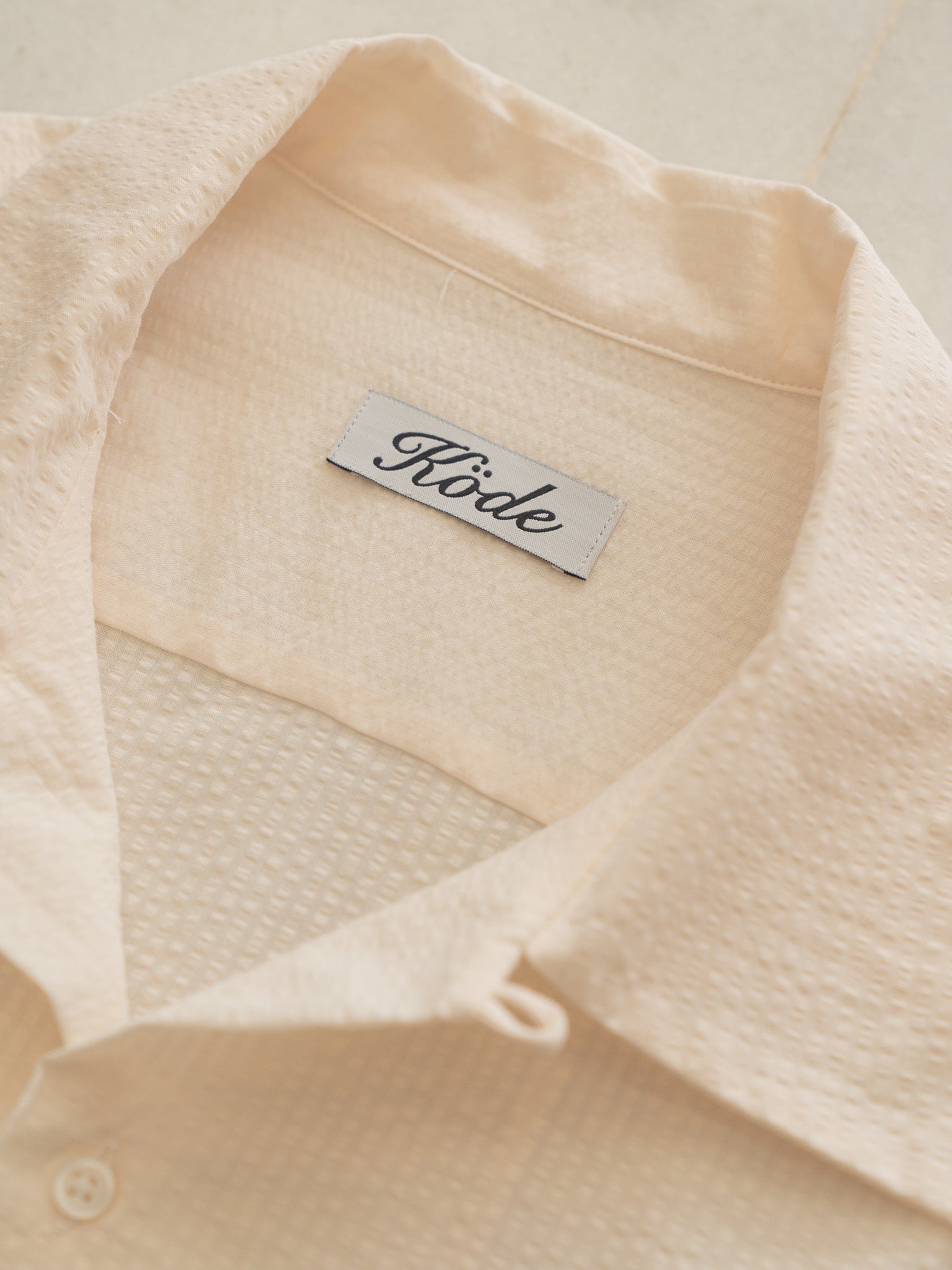 Seersucker Studio Shirt – Off White