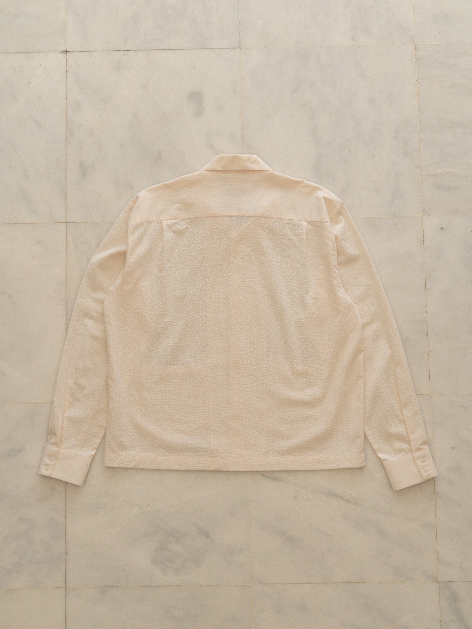 Seersucker Studio Shirt – Off White