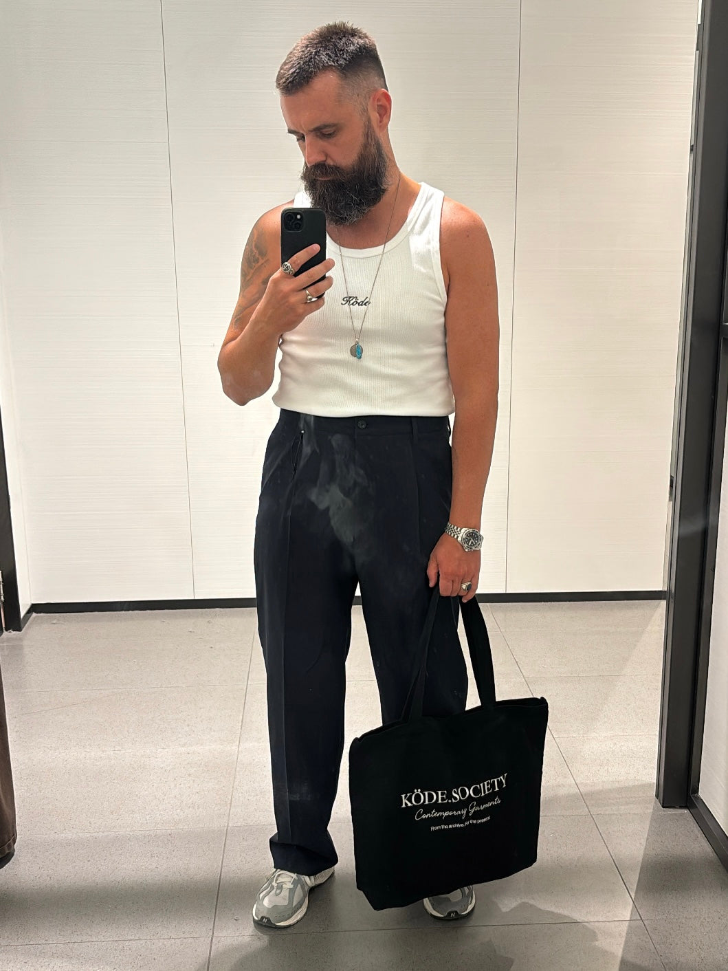 KÖDE.SOCIETY Tote Bag – Black