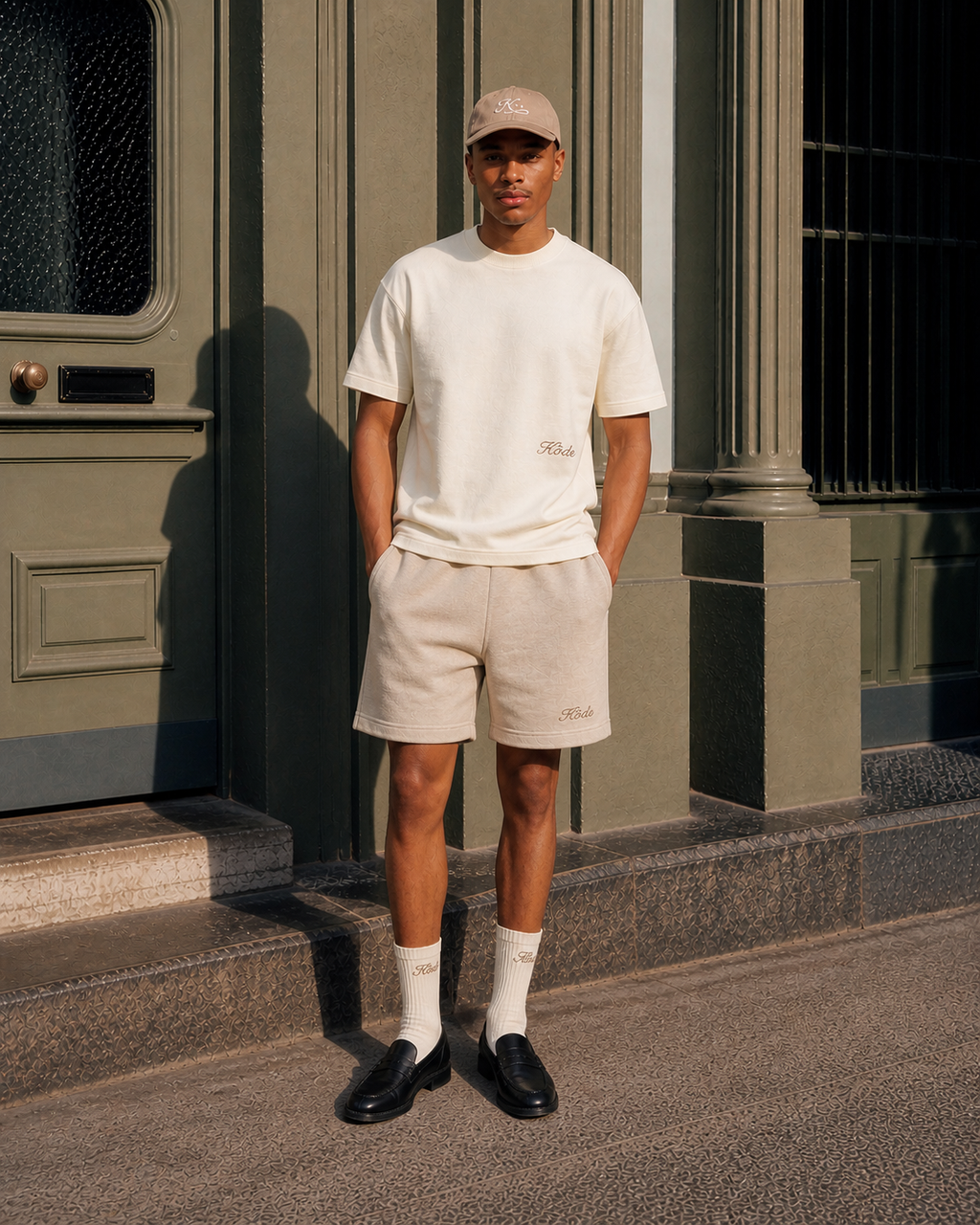 KÖDE Short — Pantalón con Logo Bordado