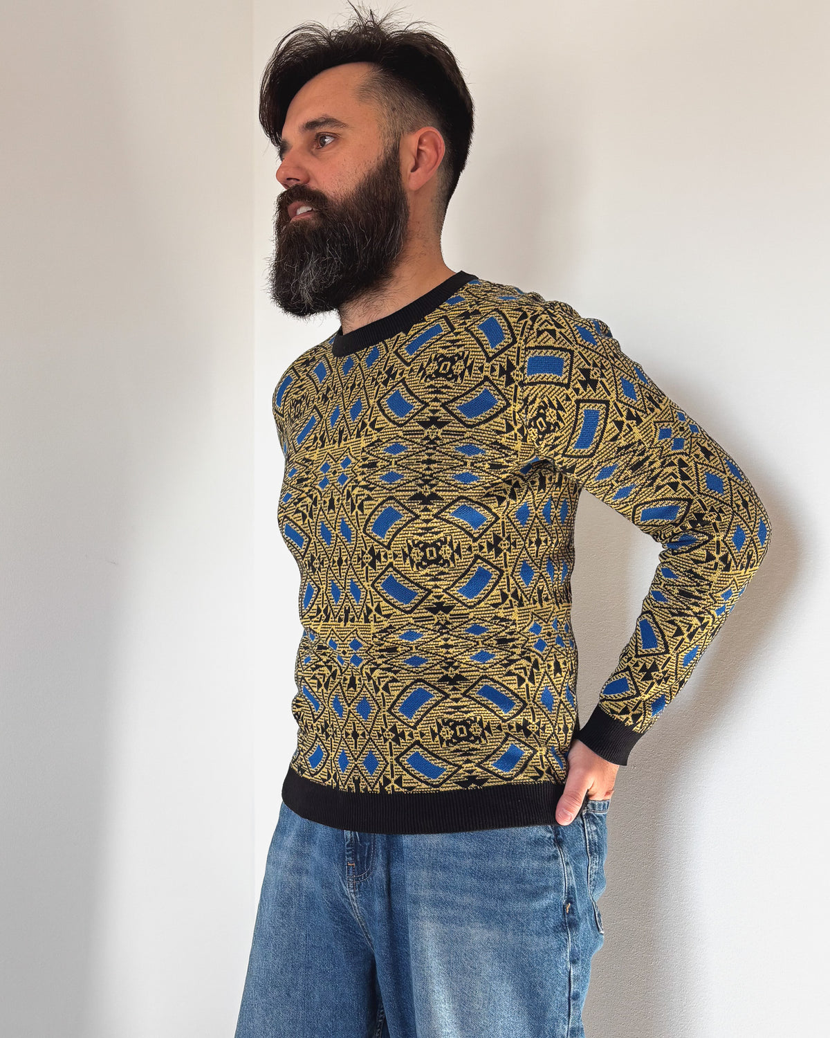 JERSEY ÉTNICO CUELLO REDONDO · T - S