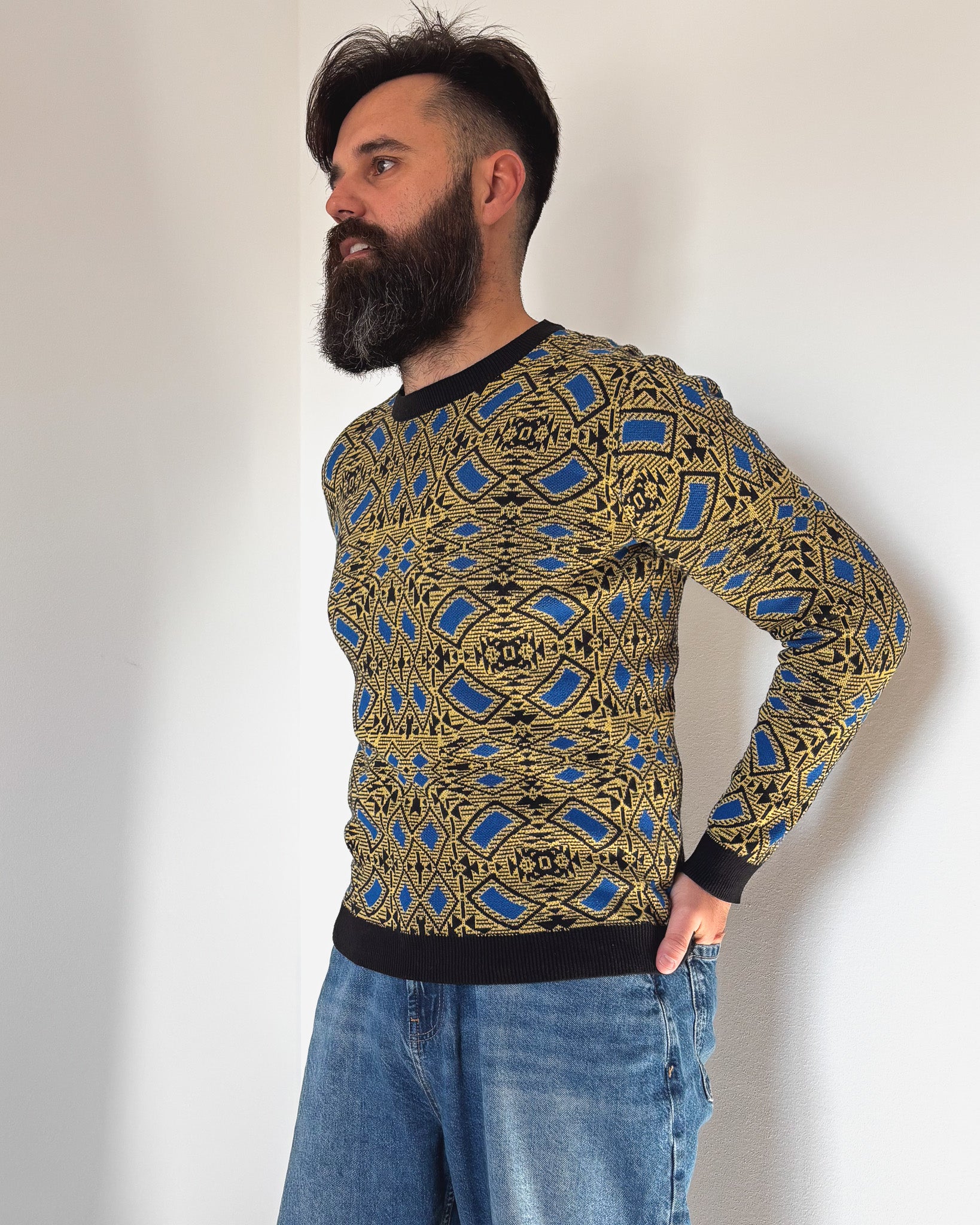JERSEY ÉTNICO CUELLO REDONDO · T - S