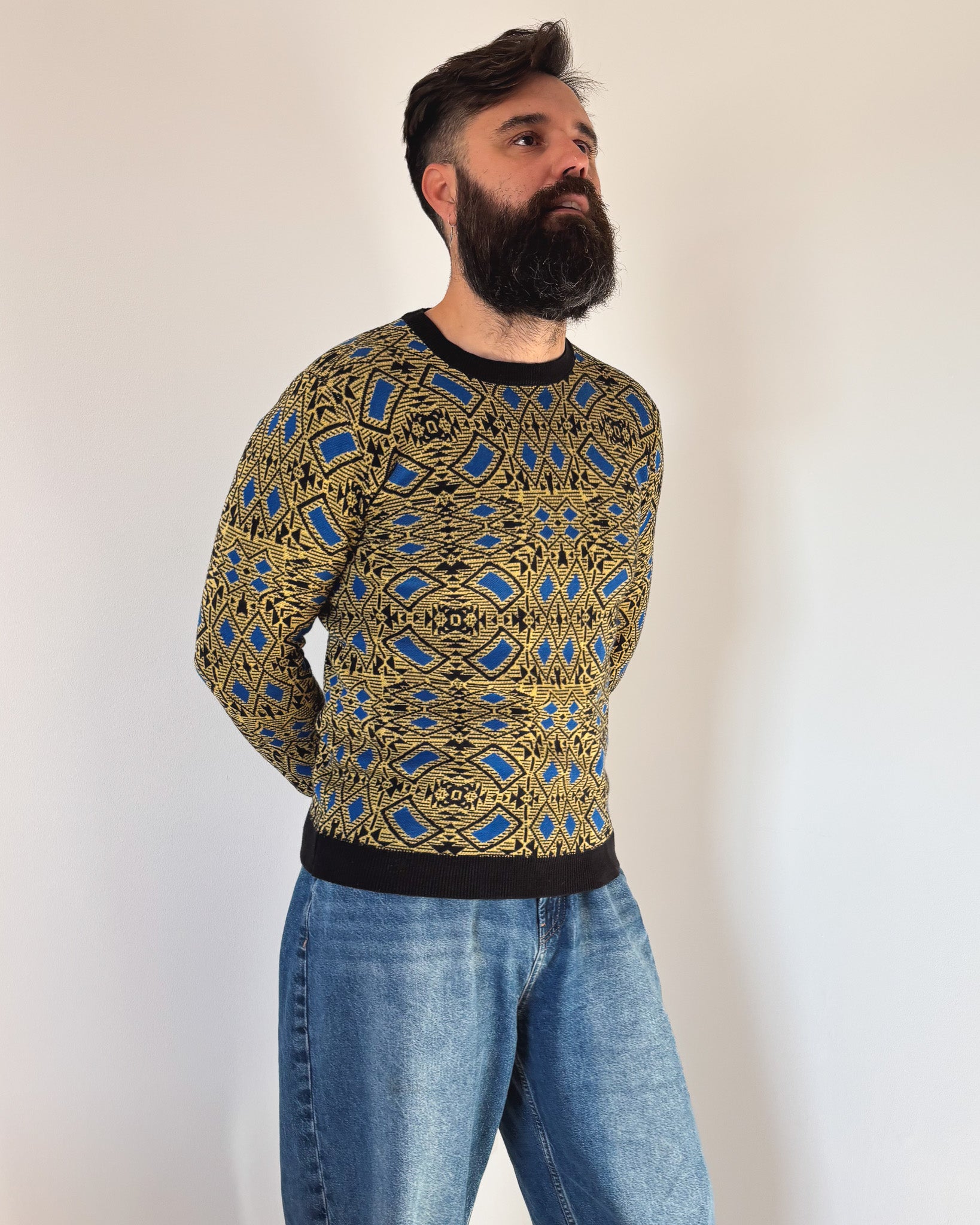 JERSEY ÉTNICO CUELLO REDONDO · T - S