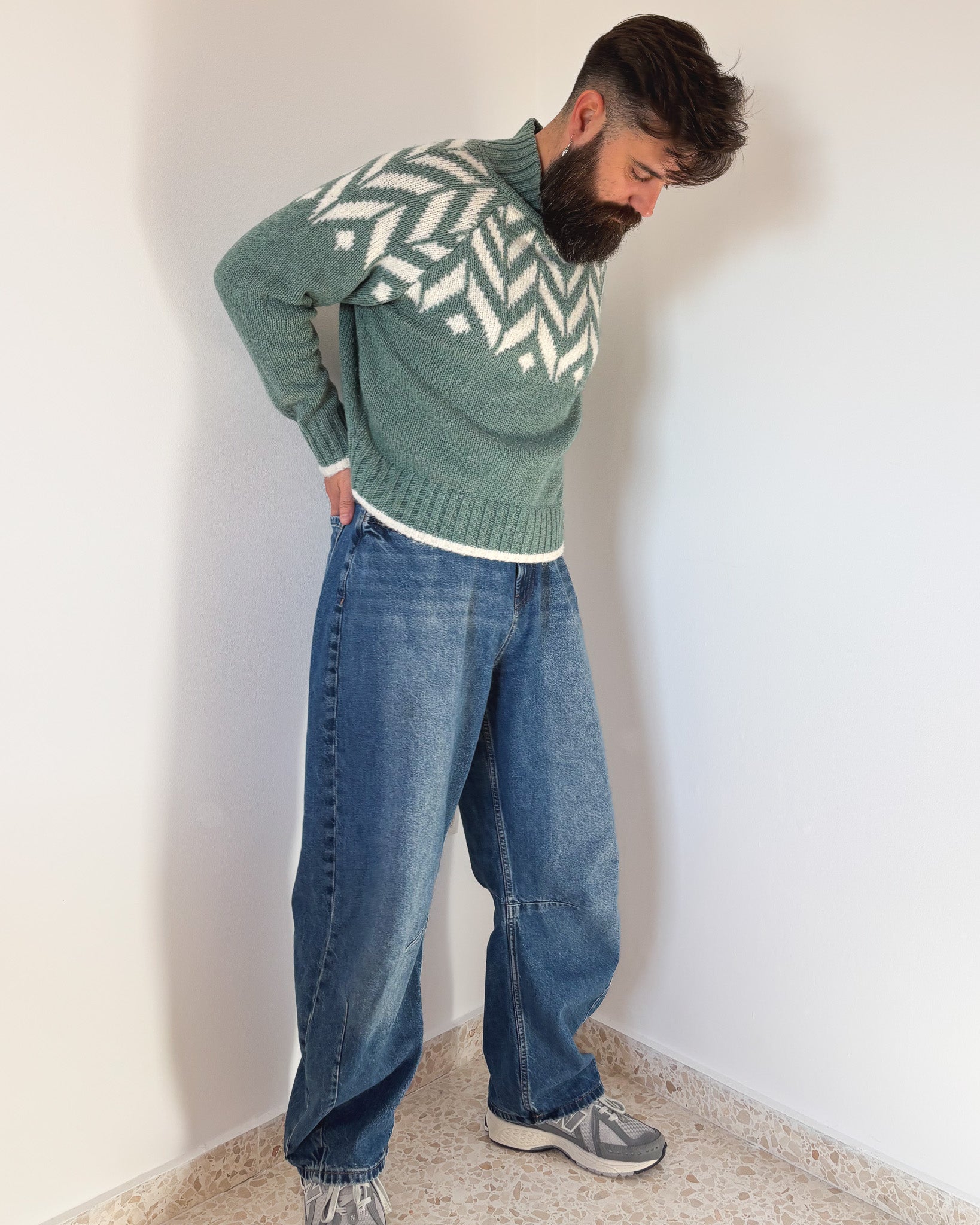 JERSEY CROPPED CUELLO PERKINS · T - M