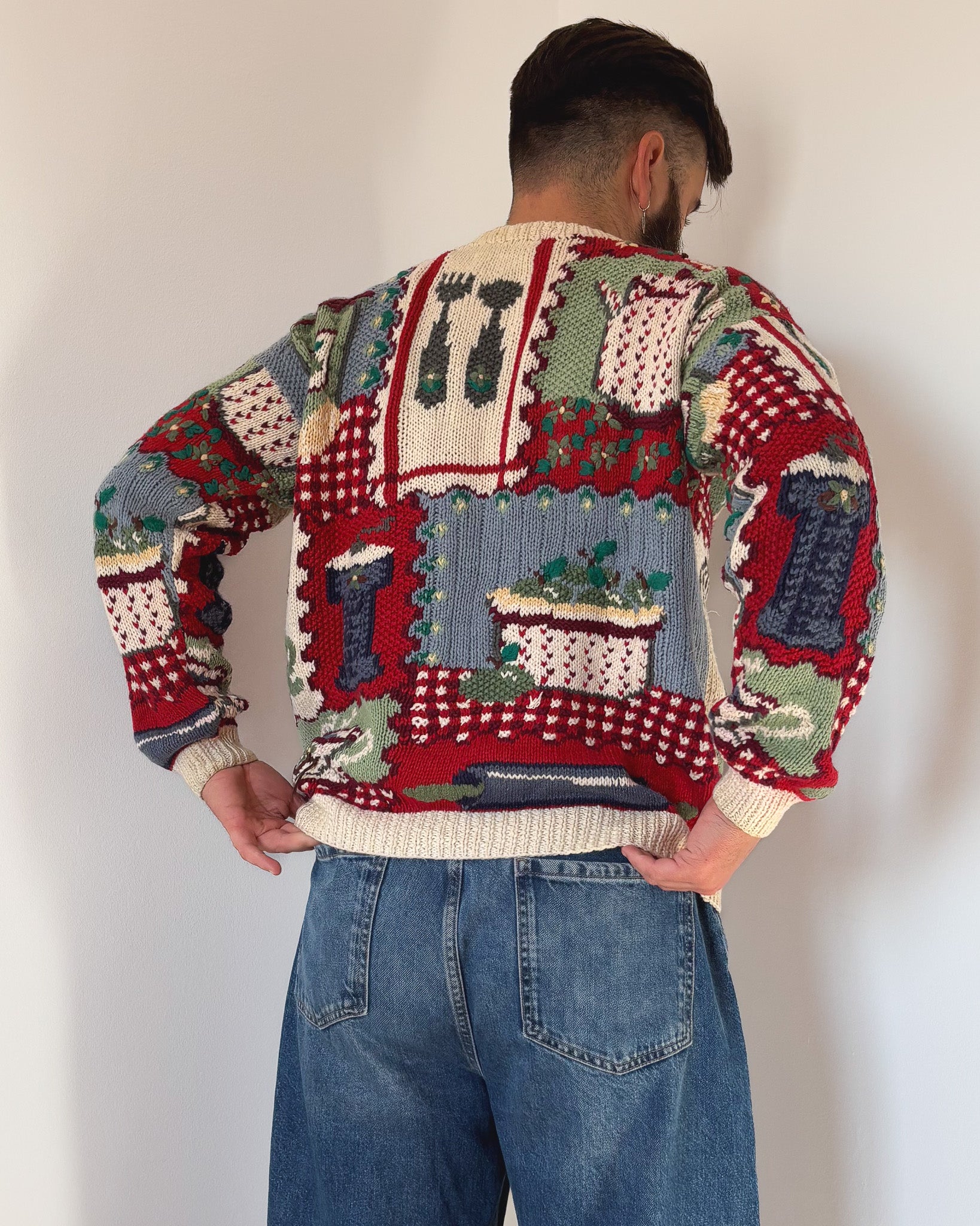 HAND KNITTED SWEATER · T - L