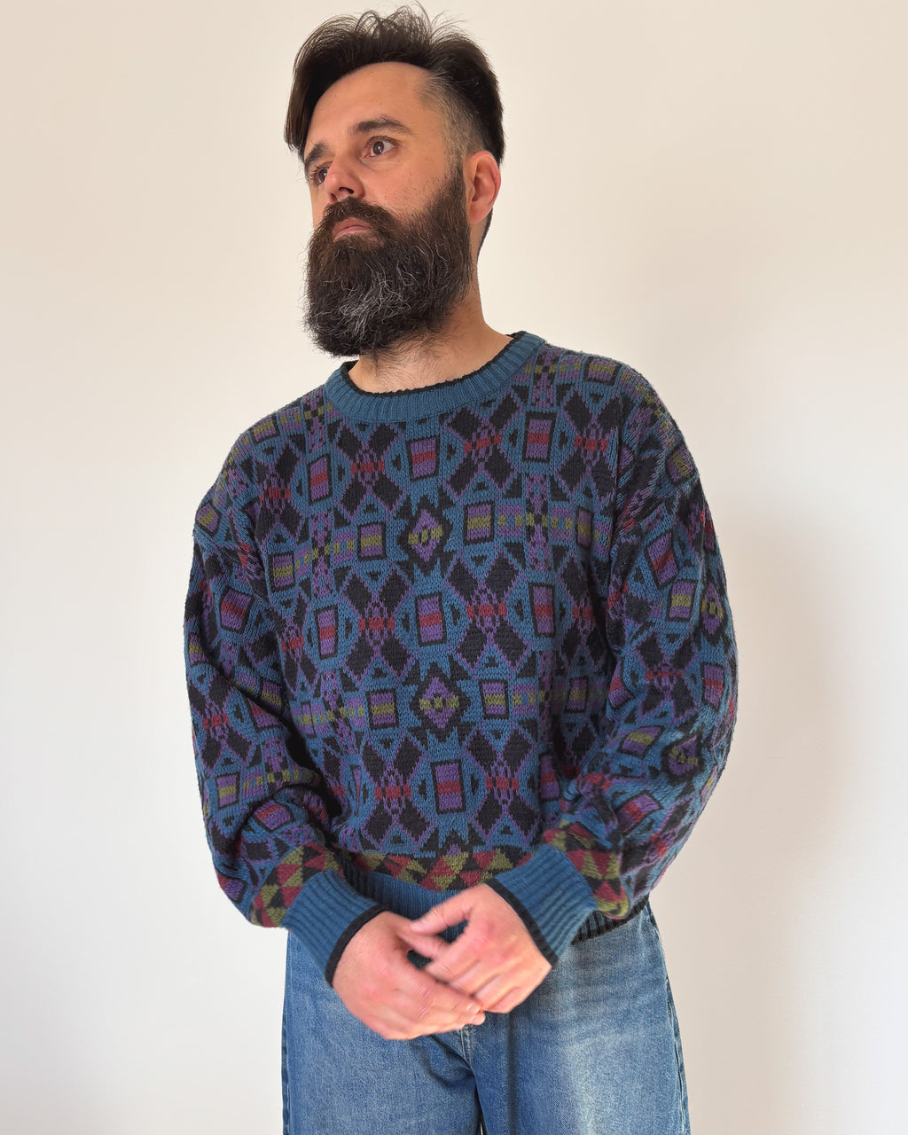 JERSEY ÉTNICO CUELLO REDONDO · T - L