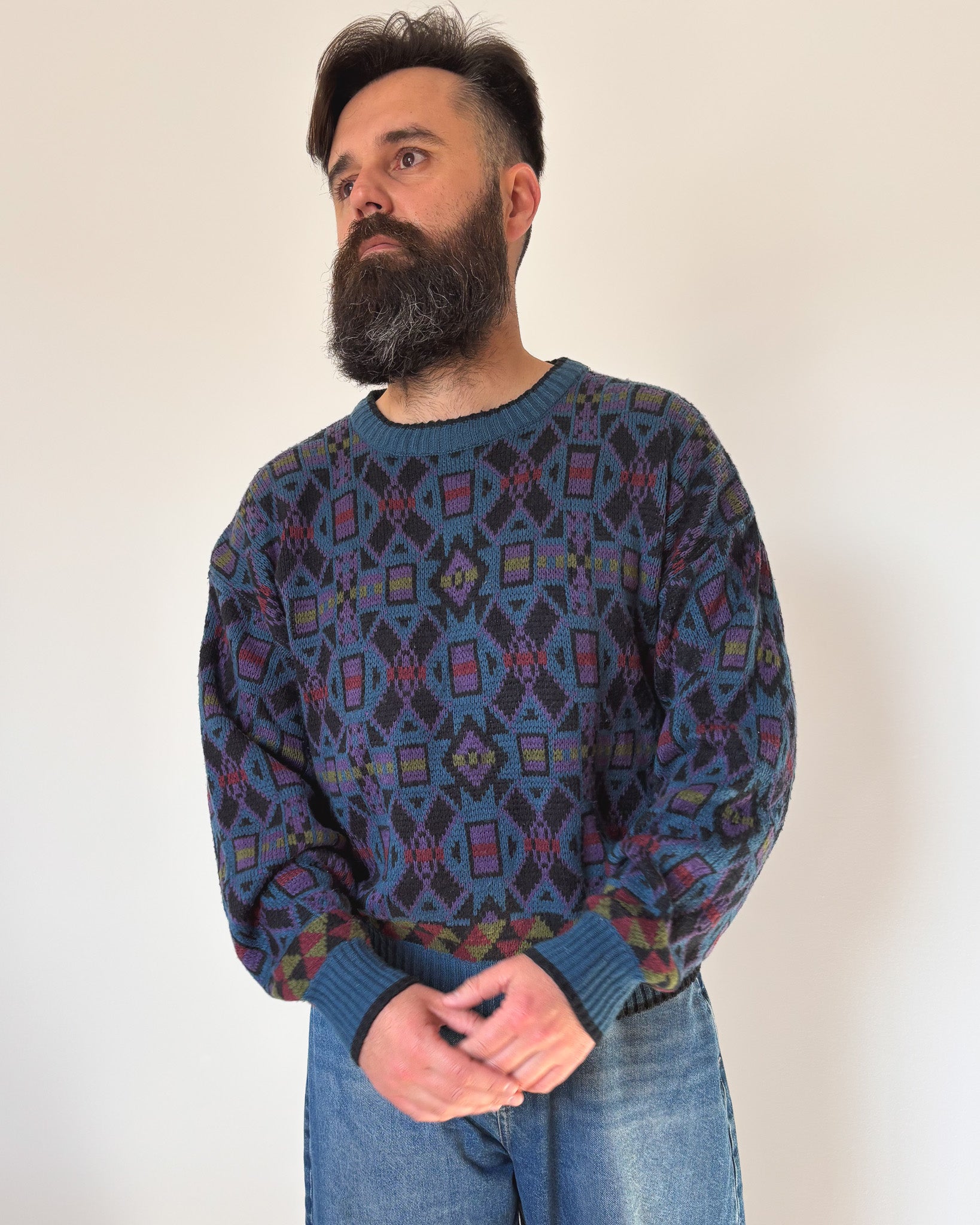 JERSEY ÉTNICO CUELLO REDONDO · T - L