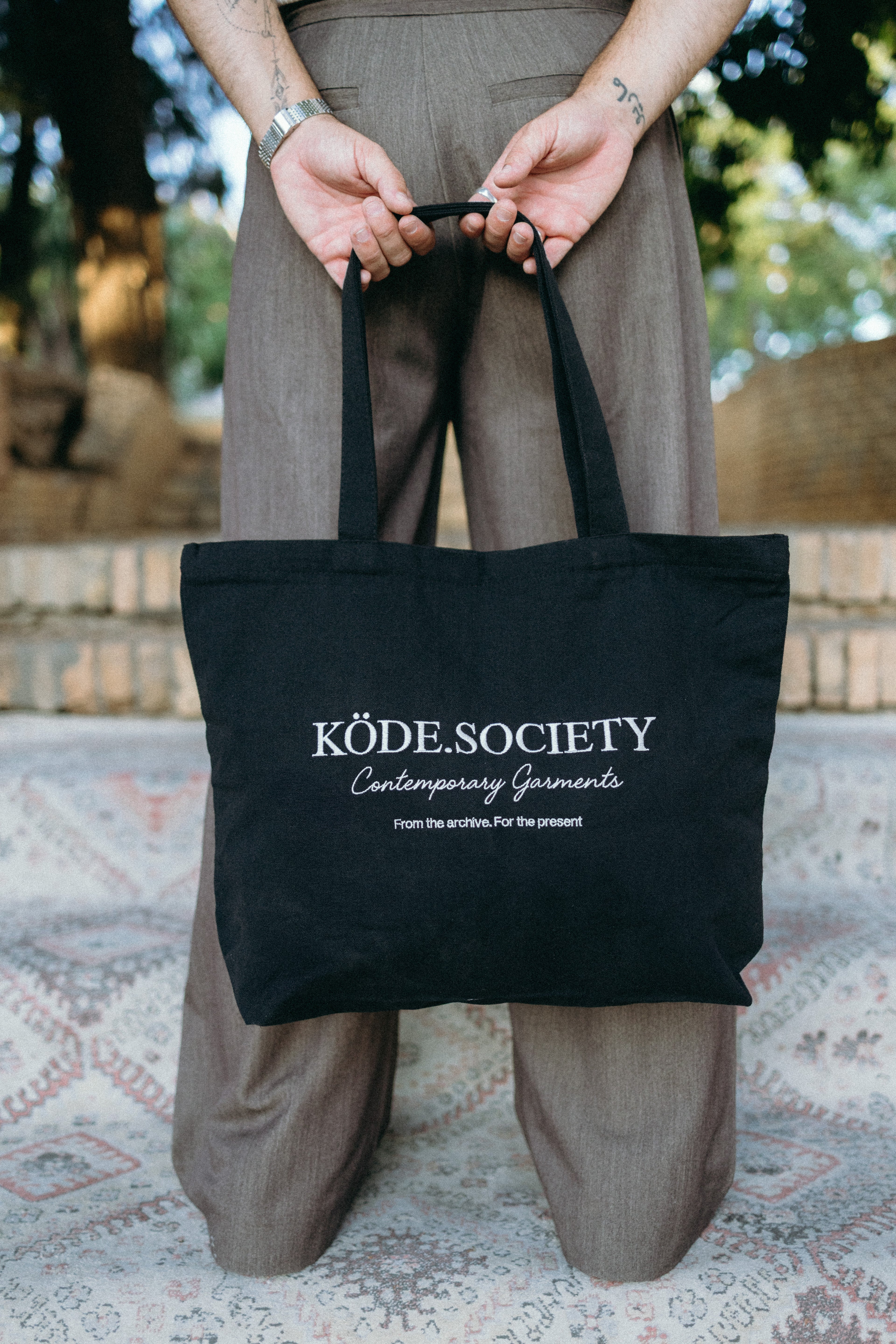 KÖDE.SOCIETY Tote Bag – Black