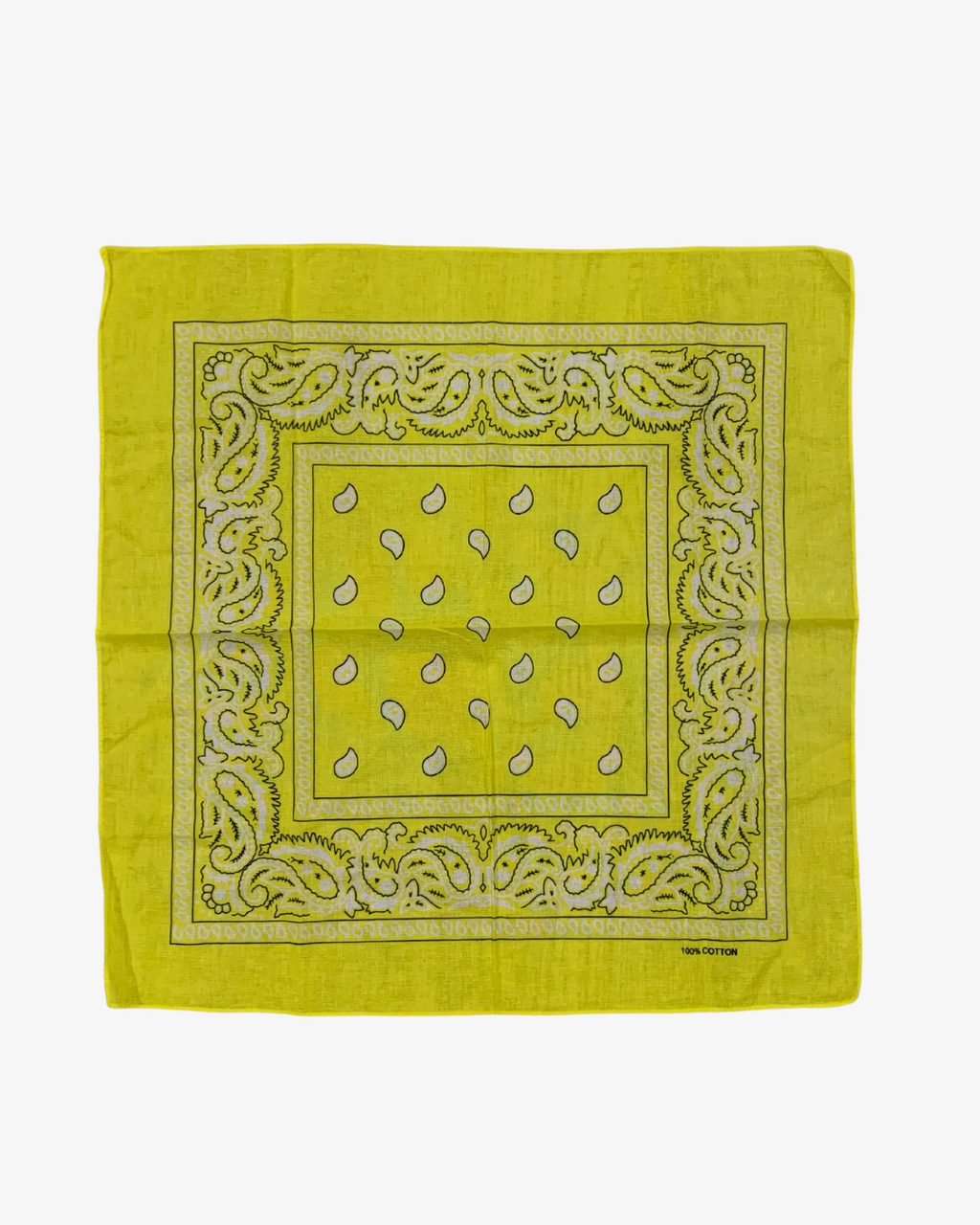 BANDANA ALGODÓN AMARILLA