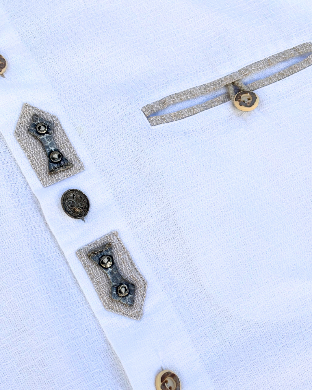 CAMISA ÉTNICA BOLSILLO · T - XL