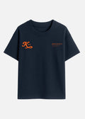 CAMISETA KÖDE SIGNATURE MARINO / NARANJA