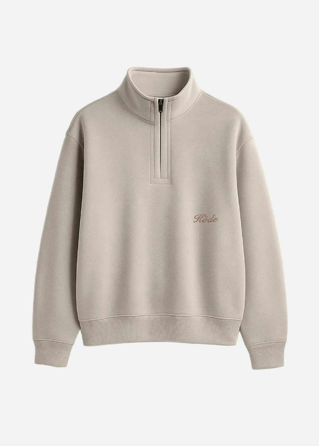 KÖDE Half Zip — Sudadera con Logo Bordado