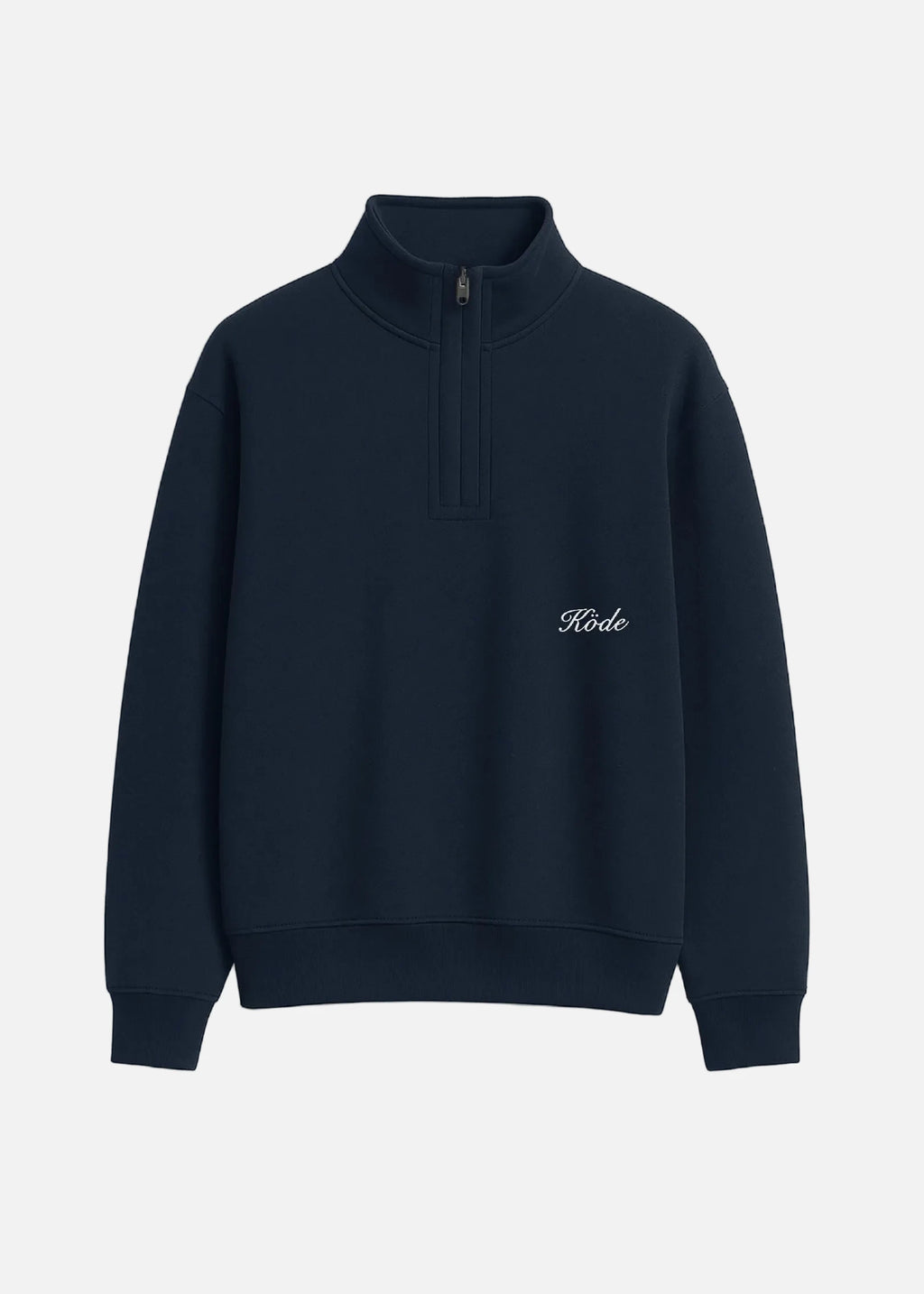KÖDE Half Zip — Sudadera con Logo Bordado