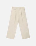 Pantalón recto de algodón KÖDE color natural vista frontal